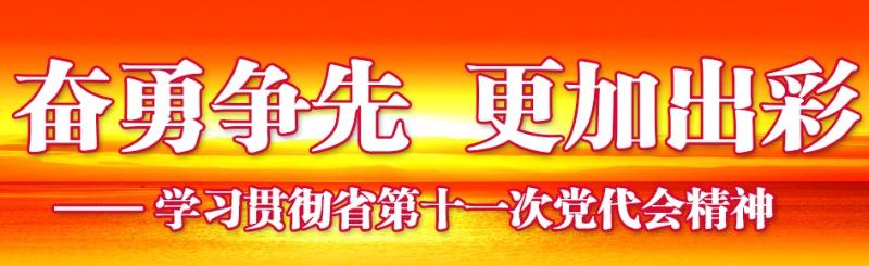 奮勇爭先，更加出彩——學習貫徹省第十一次黨代會精神